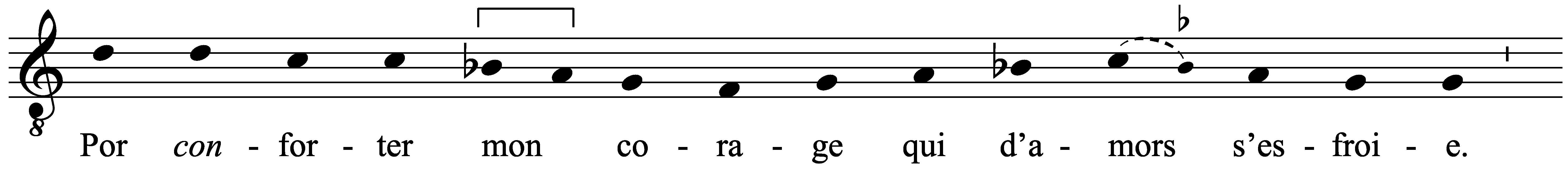 Work musical notation